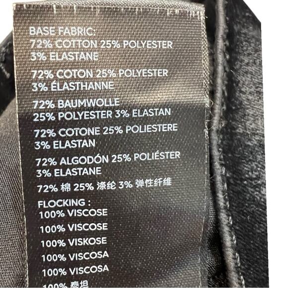 Free People We The Free Stella High-Rise Velvet Skinny Jeans Black - Picture 10 of 15